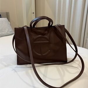Telfar Chocolate Medium Shopping Bag